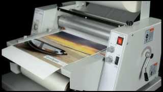 Foliarka laminator Grafmasz EL380P [upl. by Florenza]