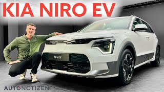 KIA Niro EV ElektroCrossover ab 39990 Euro Erster Check mit Sitzprobe  Review  2022 [upl. by Ahsikan]