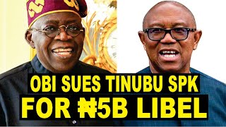 Peter Obi Demands ₦5bn Compensation From Tinubu Spokesman For Defamatory amp Libelous Statements [upl. by Dauf]