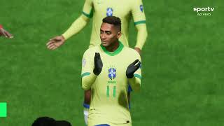 COPA AMÉRICA 2024 NO EA SPORTS FC 24  fase de mata  mata [upl. by Devlin]