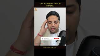 Businessman who can donate but cant do sadhana [upl. by Plante968]