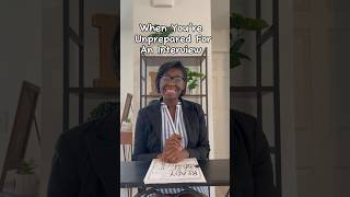 When You’re Unprepared For An Interview shorts funnyshorts [upl. by Oivaf]