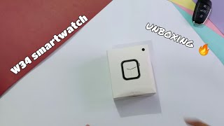 Microwear W34  SmartWatch  Unboxing amp first look [upl. by Schuyler446]