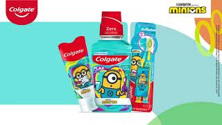 Colgate Kids Minions Lo divertido del cepillado [upl. by Evalyn864]