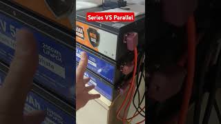 SERIES vs PARALLEL pt2 for solar battery pack setup lifepo4 lithium diy offgrid dchouse sale rv [upl. by Ahselef838]