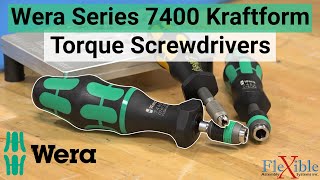 Wera Series 7400 Kraftform Adjustable Torque Screwdrivers  Flexible Assembly Systems [upl. by Imogene]