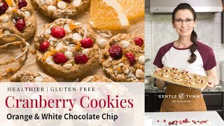 GORGEOUS GlutenFree Cranberry White Chocolate Chip Cookies [upl. by Atarman]