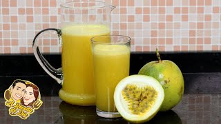 COMO FAZER SUCO DE MARACUJÁ NATURAL DELICIOSO  A RECEITA DO DIA [upl. by Nohsal]