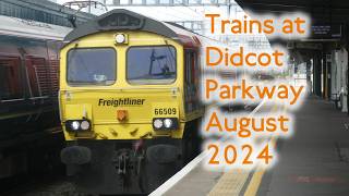 Trains at Didcot Parkway August 2024 [upl. by Ahsieuqal237]