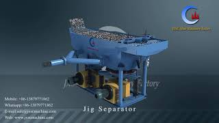 Mineral Processing Jigs Working Principle  Gold Diamond Hydraulic Jigging Concentration [upl. by Ayokal]