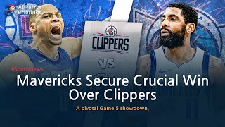 Mavericks vs Clippers Game 5 Breakdown Luka Doncic Leads the Way [upl. by Petite406]