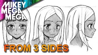 HOW TO ACTUALLY DRAW AN ANIME FACE [upl. by Rod]