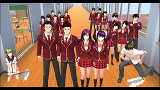 sakura school simulator kevin lily rose sounds rain in jiang theme [upl. by Osbourn]