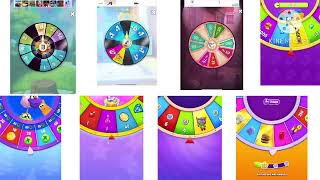 Talking ginger 2 vs talking ginger vs talking Angela vs my talking Tom and all spin to wheel [upl. by Nnanerak]