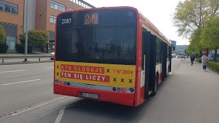 🎶GAiT🎶 Solaris Urbino 12 III 2087 249  Wrzeszcz PKP 22 [upl. by Ingamar578]