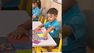 Jr KG Kids Delight in Engaging Pattern Matching Activity [upl. by Anirres]