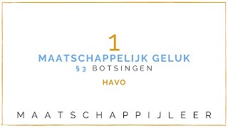 Havo Maatschappijleer § 13 Botsingen [upl. by Rowney998]