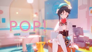 【MMD 原神  Genshin Impact】POP『Venti』4K 60FPS [upl. by Charmane]