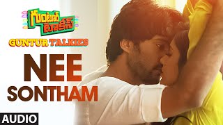 Nee Sontham Full Song Audio  Guntur Talkies  Siddu Jonnalagadda Rashmi Gautam [upl. by Esbenshade]