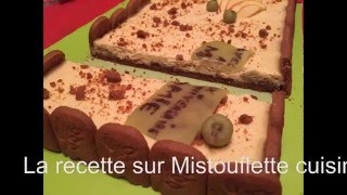 Entremet spéculoos pommes et mousse au caramel [upl. by Anir]