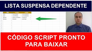 Lista Suspensa DEPENDENTE via Script no Google Planilhas  DOIS NÍVEIS [upl. by Sidhu]