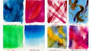 Watercolor Painting Lessons  Wash Techniques [upl. by Cock]