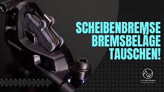 Fahrrad Scheibenbremse Beläge tauschen  Bremskolben rausgefallen Kein Problem [upl. by Tankoos]