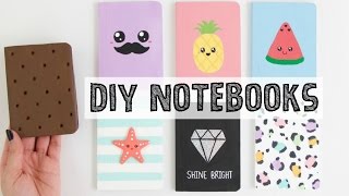 7 DIY NOTEBOOKS IDEAS  School Supplies You NEED To Try [upl. by Naujet779]