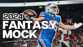 An Expert 2024 Fantasy Football Mock Draft [upl. by Mihar99]