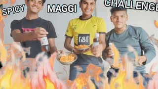 SPICY MAGGI CHALLENGE 🥵🥵🌶️ WITH RAJ FOREVER CHANNEL youtube spicymaggichallenge [upl. by Yrellav]