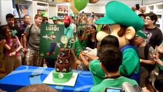 Luigis 30th Anniversary Celebration The Year of Luigi at Nintendo World [upl. by Lyckman]