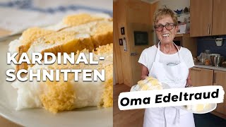 Kardninalschnitten von Oma Edeltraud  Rezept Video  Cooking Grannies [upl. by Muirhead]