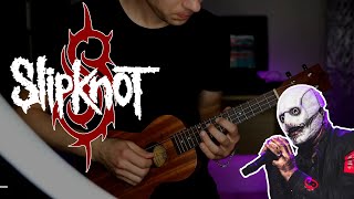 10 Slipknot riffs on ukulele part 2 TAB [upl. by Malissia]