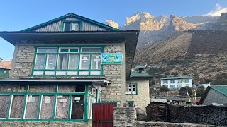 Mountain village house tour  Everest Summiter Lodge Khumjung Nepal  March 2022 [upl. by Aztinay]