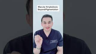 Macular Amyloidosis Awareness skincare skincaretips drawaisarif dermatologist skinhealth [upl. by Sommer]