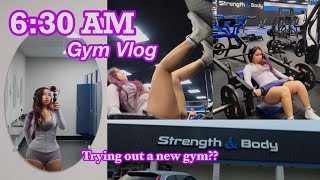 GYM VLOG glute amp hamstring workout  trying out a new gym with bestie [upl. by Marv5]