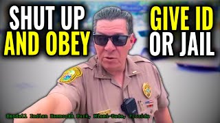 Dirty Cops Go Crazy And Break Every Law To Get ID Public Trespass  First Amendment Audit Fail [upl. by Elliot]