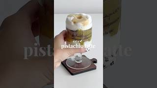 Homemade Pistachio Latte homecafe pistachio latte asmr recipe pistachiolatte [upl. by Akenot238]