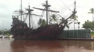 Jack Sparrows boat The Black Pearl in Hawaii [upl. by Deming]