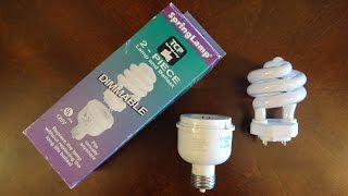 TCP Electronic SpringLamp CFL Adapter Bulb [upl. by Westmoreland272]