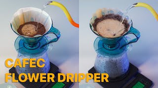 CAFEC FLOWER DRIPPER 🌸 First look  POV Coffe brewing  Lofi [upl. by Aleina]