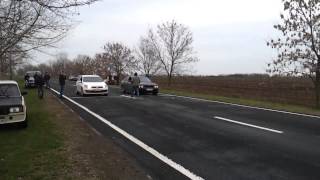 BMW E65 730d chip 250 hp vs VW Golf GTi [upl. by Yezdnil]