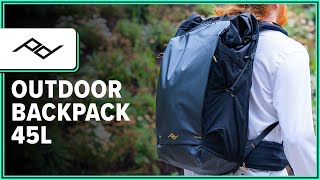 Peak Design Outdoor Backpack 45L Review 2 Weeks of Use [upl. by Ttocserp431]