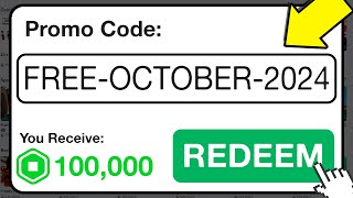 This SECRET Promo Code Gives FREE ROBUX Roblox October 2024 [upl. by Dnomaj]