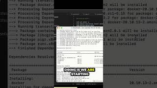 Installing docker in minutes technology aws docker container [upl. by Gabriel468]