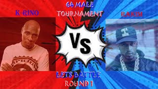 Rakim  Guess Whos Back VS KRino  Choose Ya Weapon ROUND 1  2023 MALE RAP BATTLE TOURNAMENT🔥🔥 [upl. by Eustatius]