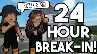 We BROKE IN to peoples homes on Bloxburg  24 HOUR BREAK IN  GONE WRONG  Roblox Bloxburg [upl. by Yntrok]