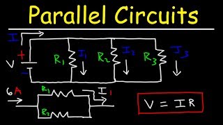 How To Calculate The Current In a Parallel Circuit Using Ohms Law [upl. by Farrar]