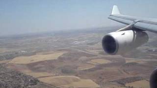 Landing at Madrid airport [upl. by Ruddy]