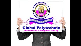 Global Polytechnic Post UTME Application Form ND Programmes [upl. by Nina437]